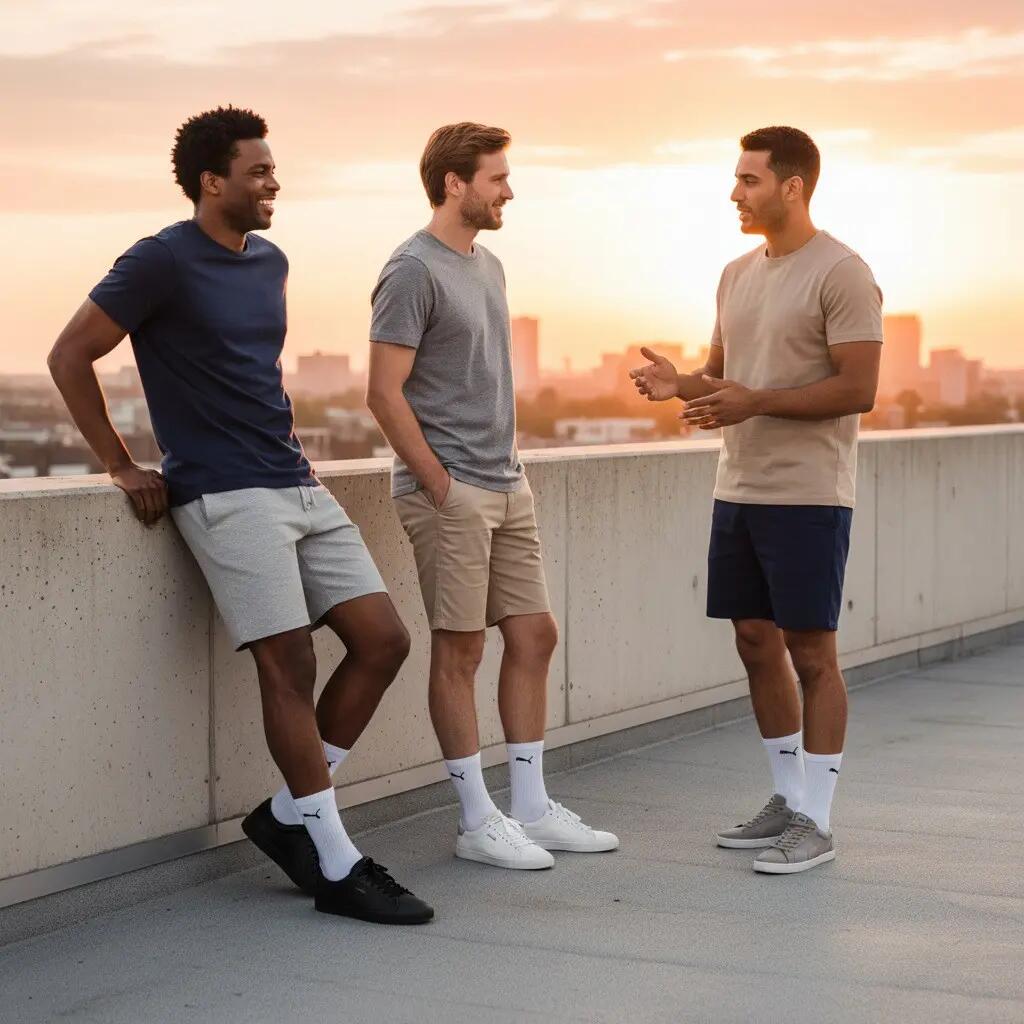 Meias Unissexo PUMA Pack 6 Pares - Algodão Macio, Salto Cosido 7/7