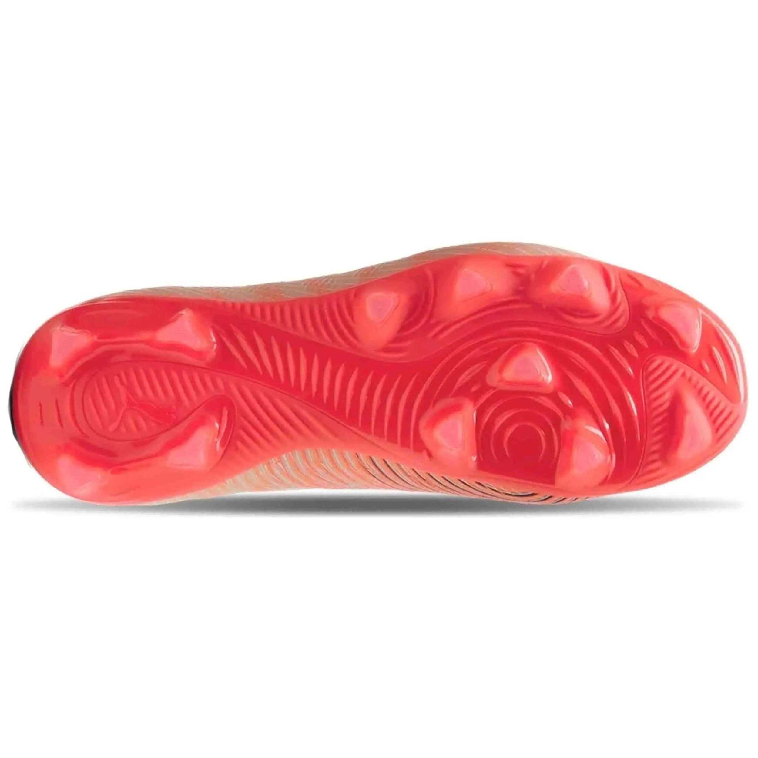 Chuteiras Puma modelo Future 9 Pro FG/AG Jr "Sugared Almon para crianças unissex 5/5