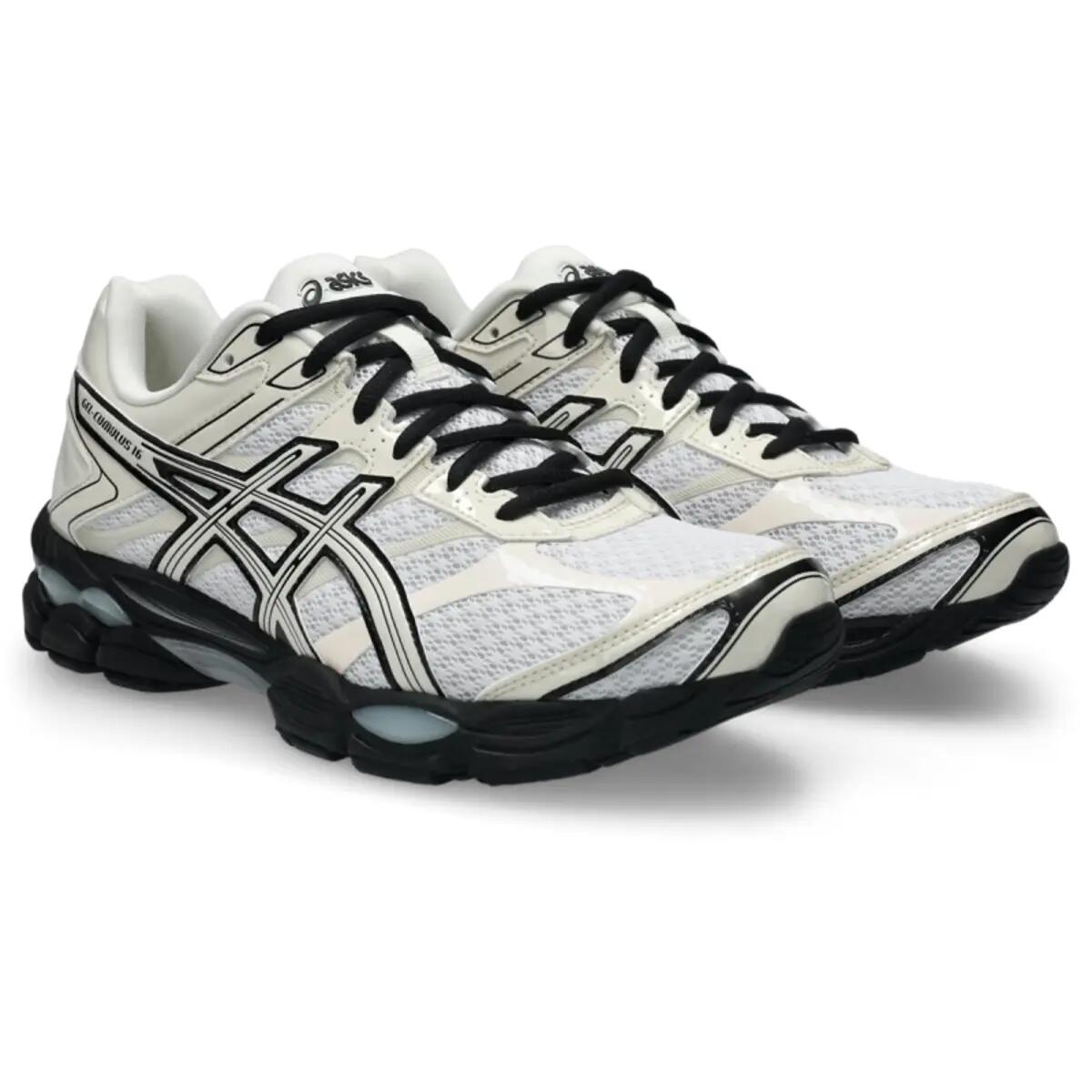 ASICS Gel-Cumulus 16 White Cream Black 5/6