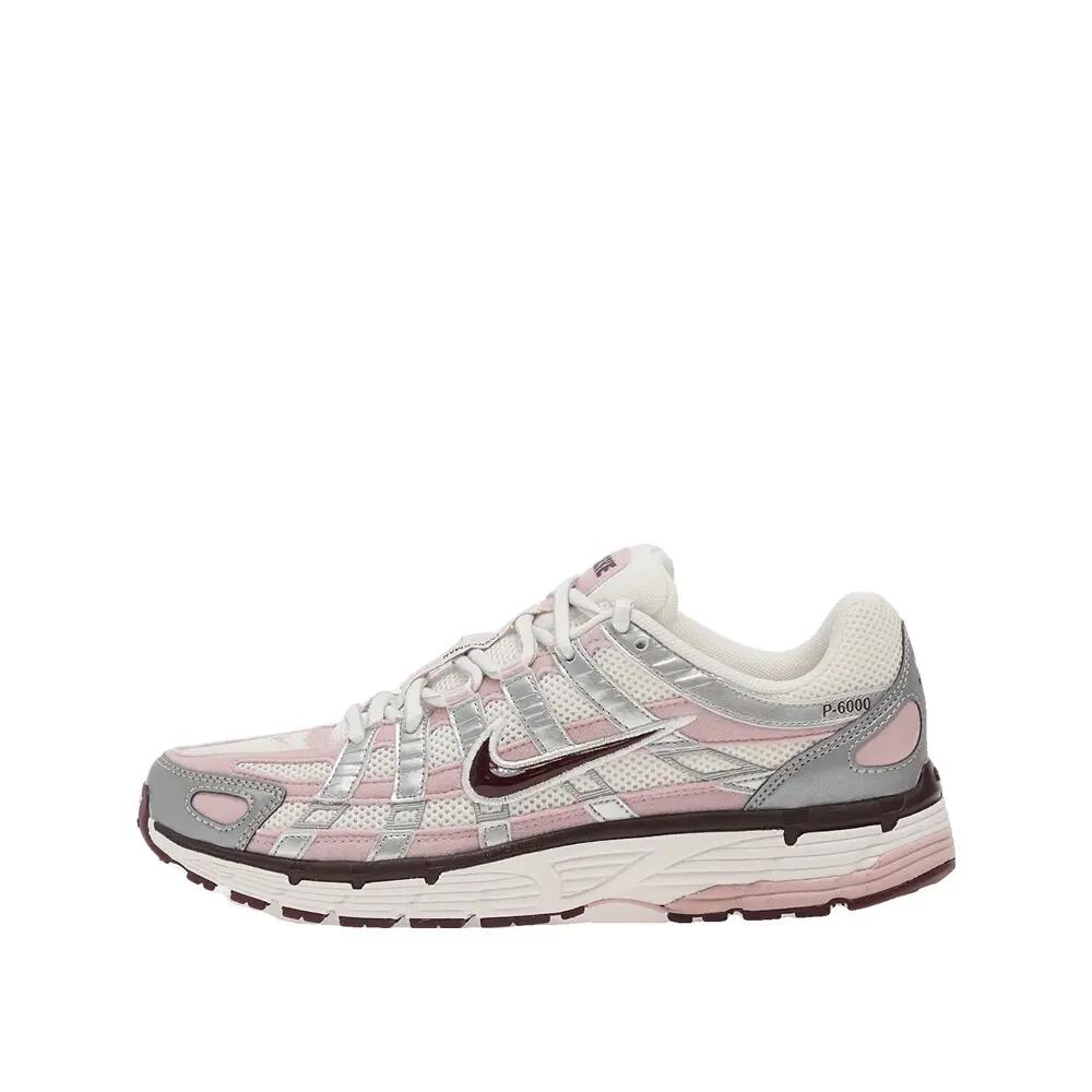 Zapatos Nike P-6000 Plata/Borgoña/Chalk Prune 6/6