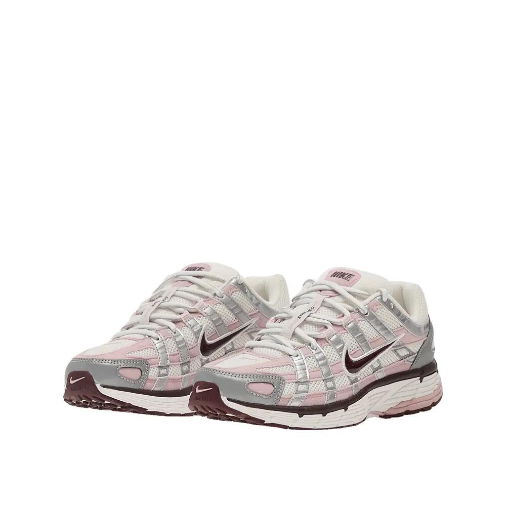 Zapatos Nike P-6000 Plata/Borgoña/Chalk Prune 5/6