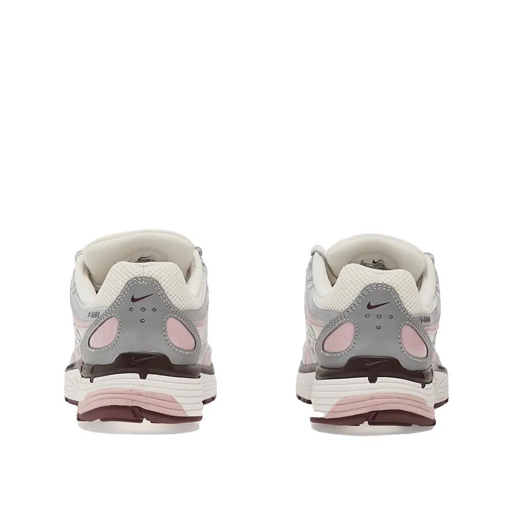 Zapatos Nike P-6000 Plata/Borgoña/Chalk Prune 4/6