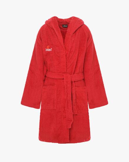 Peignoir rouge pour garçons et filles en matière synthétique pour l'éducation ph