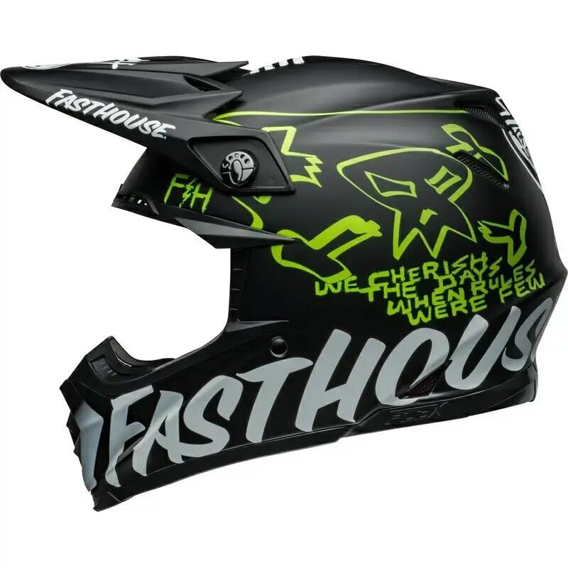 Motorhelm Bell 9S Flex - Fasthouse MC core 1/3