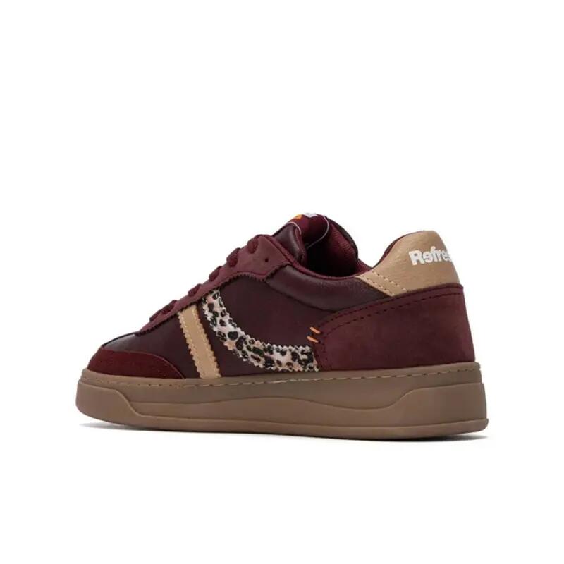 Zapatillas Mujer Refresh  Burdeos 3/4
