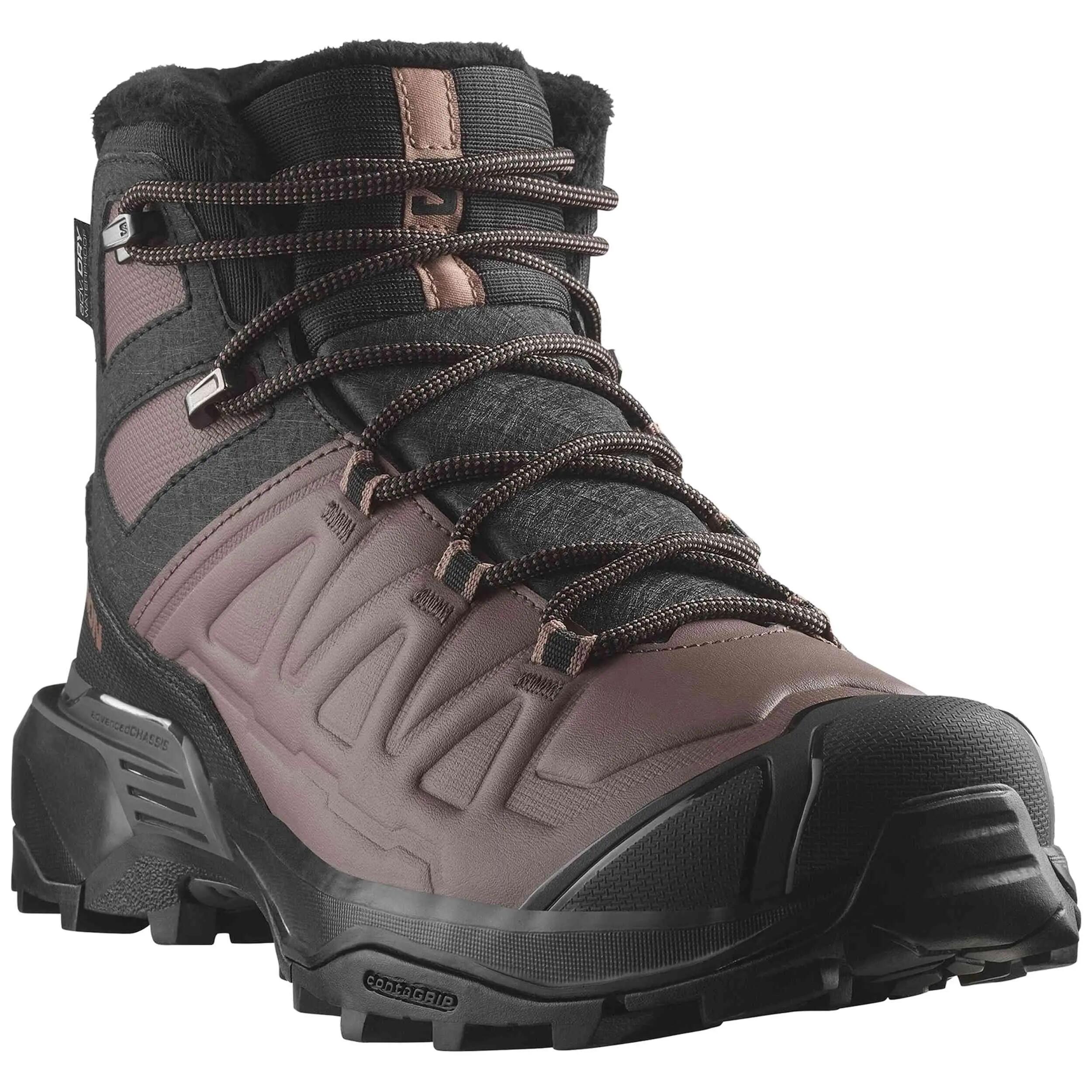 Sapatilhas Salomon modelo X Ultra Snowpilot Waterproof "Black / Pe para mulheres 2/5