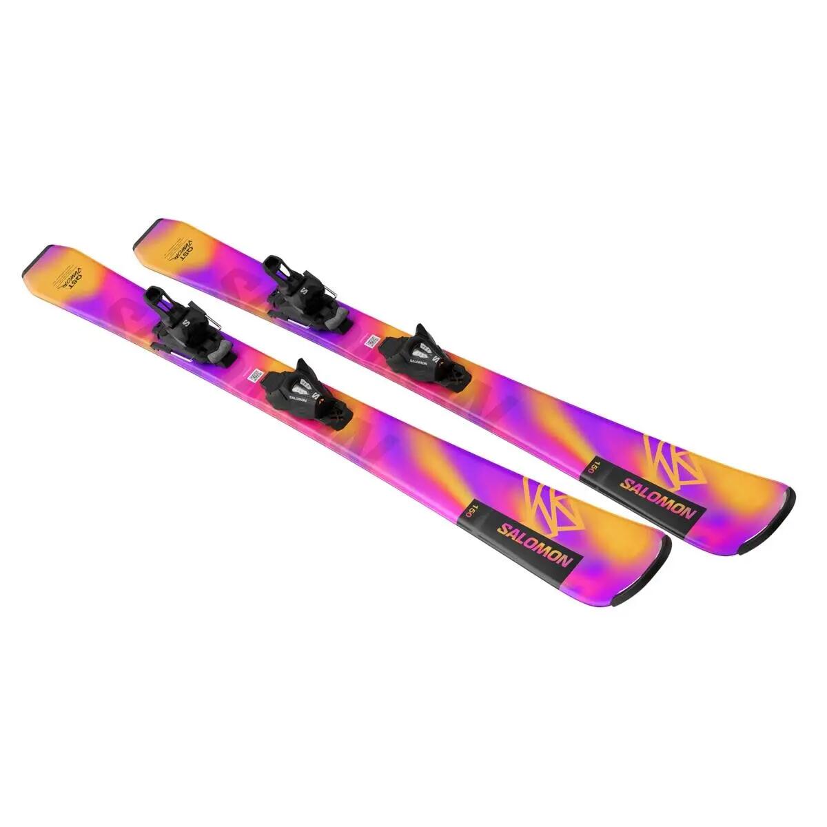 Esqui E Snowboard Crianças, Unissex - SALOMON Lux M (big Kids) + C5 6/6