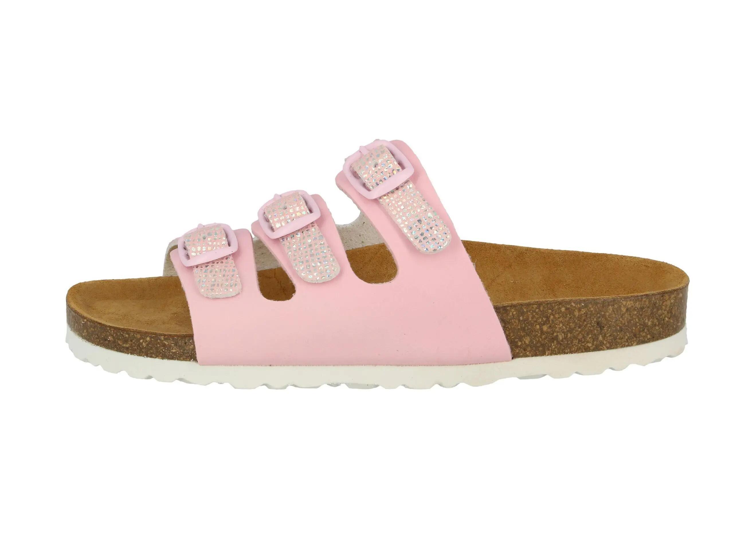 Kindersandaal - Sport - Meisjes - LICO Bioline - Gespen, kurk/rubber voetbed 2/6