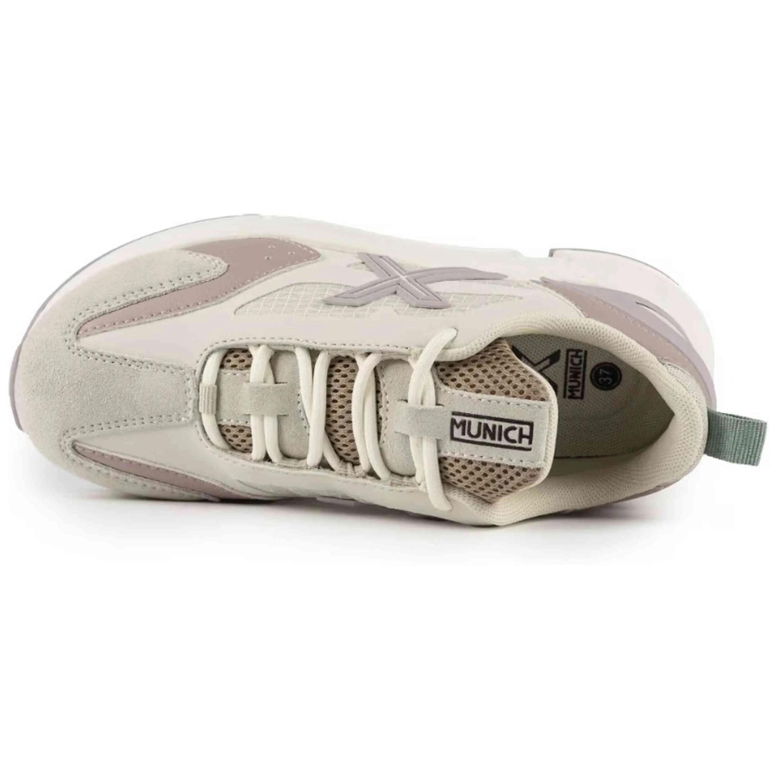 Sneakers pour homme Munich Beige 3/5