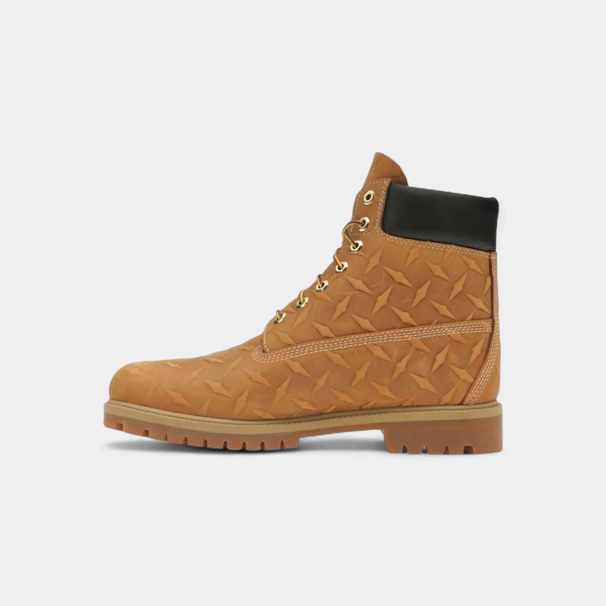 Timberland 6" Premium Waterproof Boot Supreme Diamond Plate Wheat 4/5