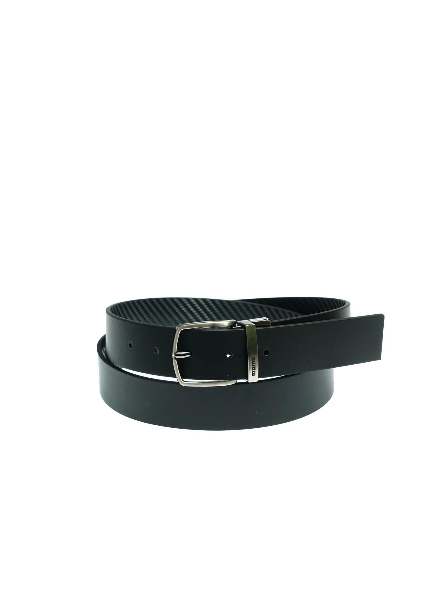 Curea Barbati Piele Naturala Neagra Fibula Momo Design Made in Italy