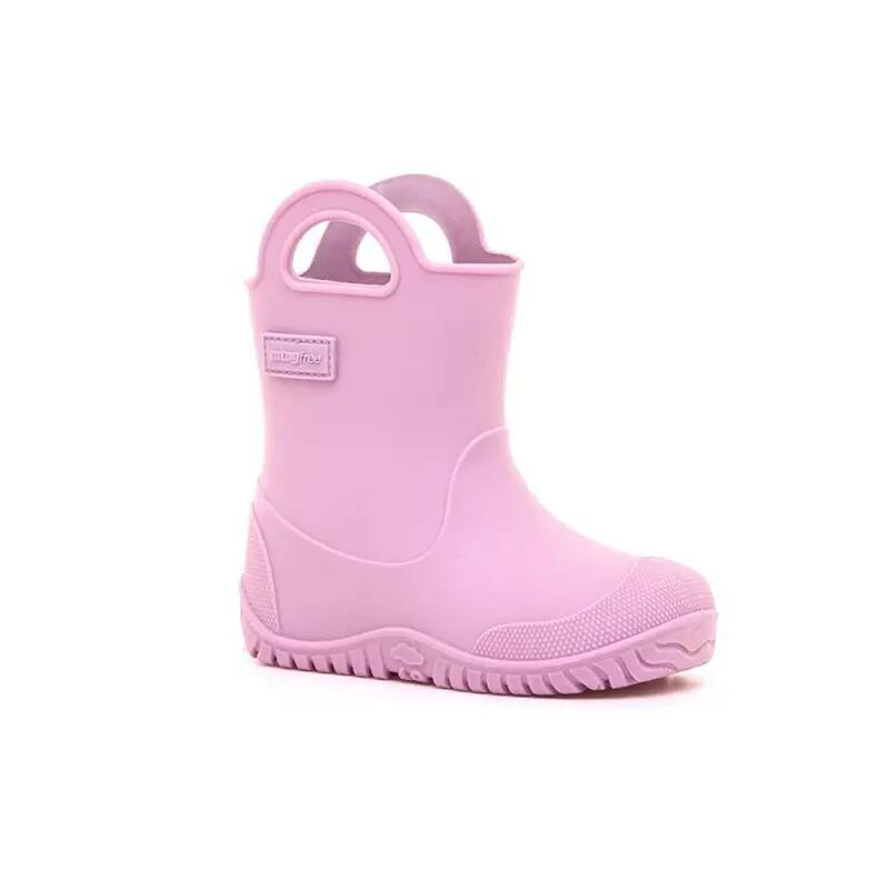 Botas De Agua NiÑo Mustang  Rosa 2/4