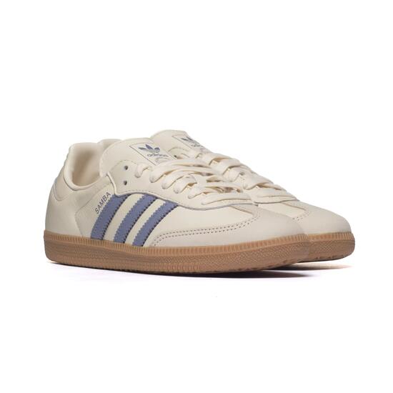 Zapatillas Adidas Samba OG Blancas/Plateadas Violeta