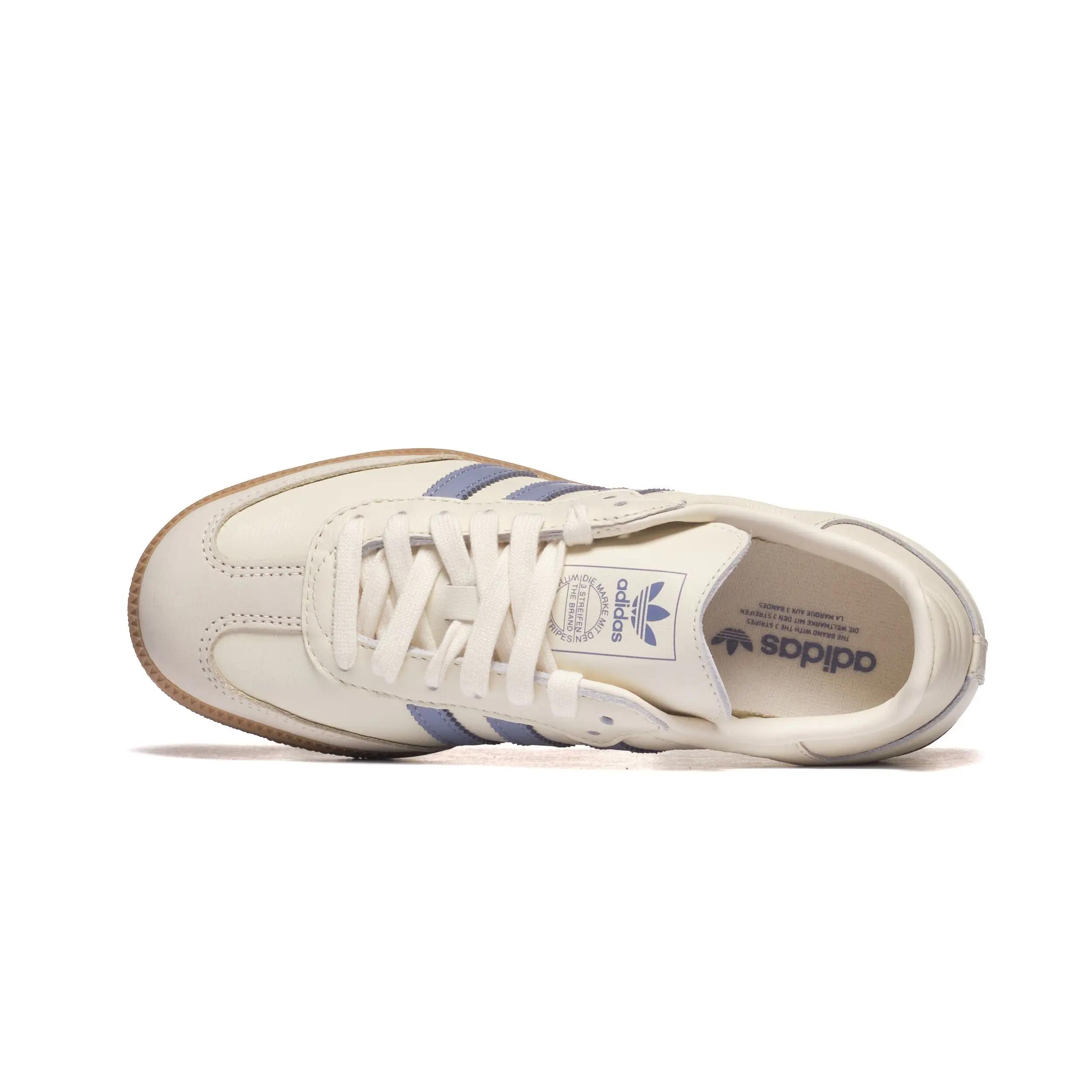 Zapatillas Adidas Samba OG Blancas/Plateadas Violeta 4/6