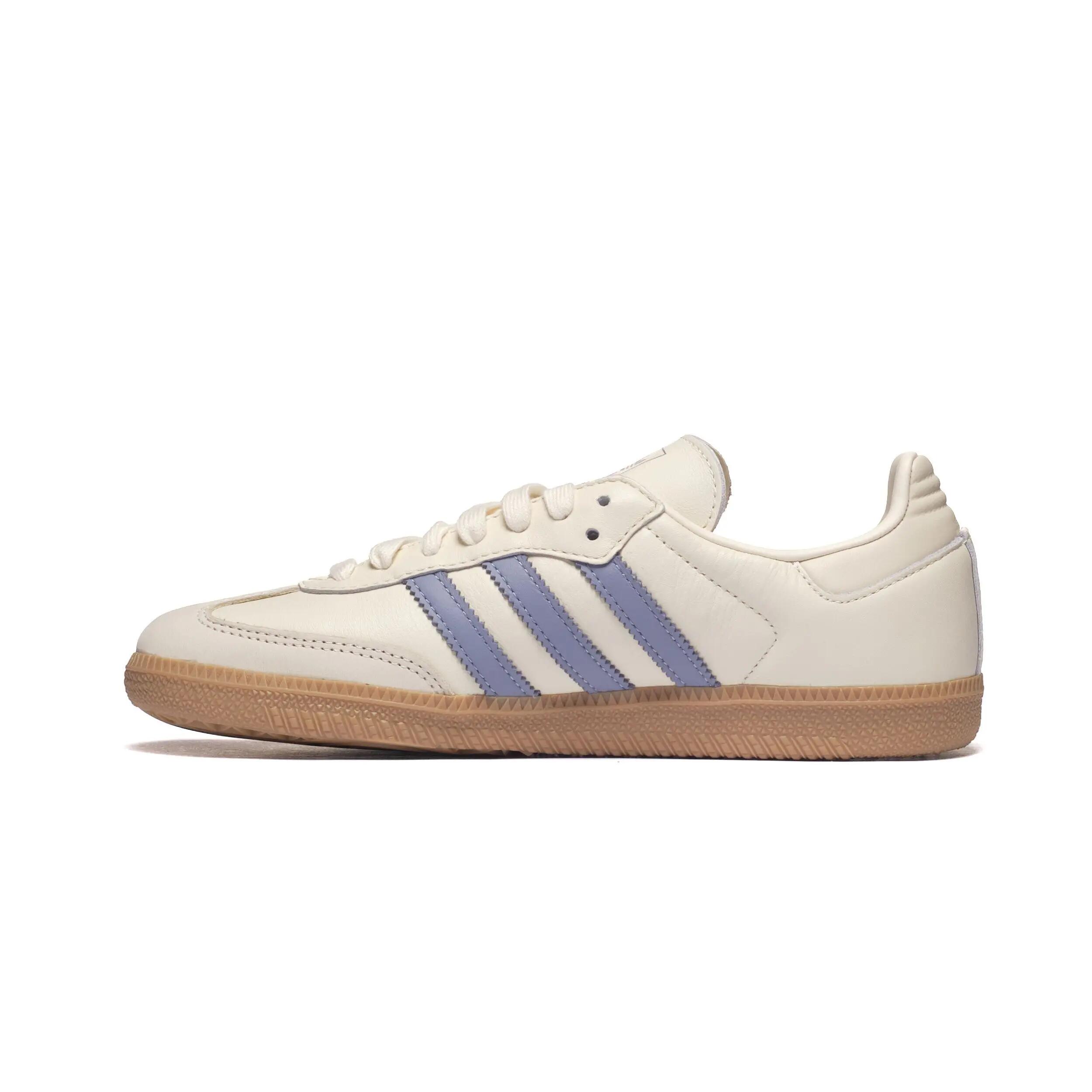 Zapatillas Adidas Samba OG Blancas/Plateadas Violeta 3/6
