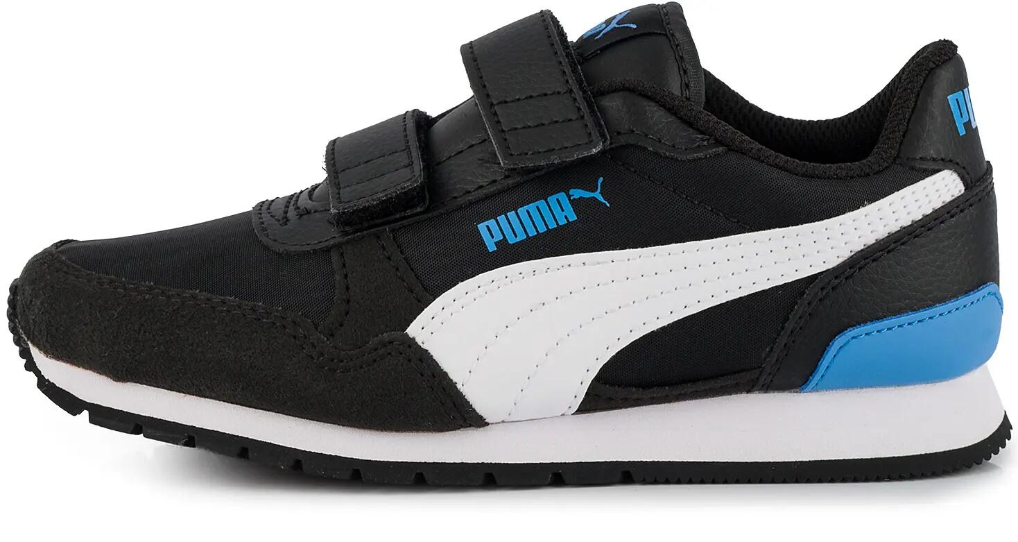 Buty dziecięce sportowe sneakersy na rzep czarne PUMA ST Runner V3 4/11