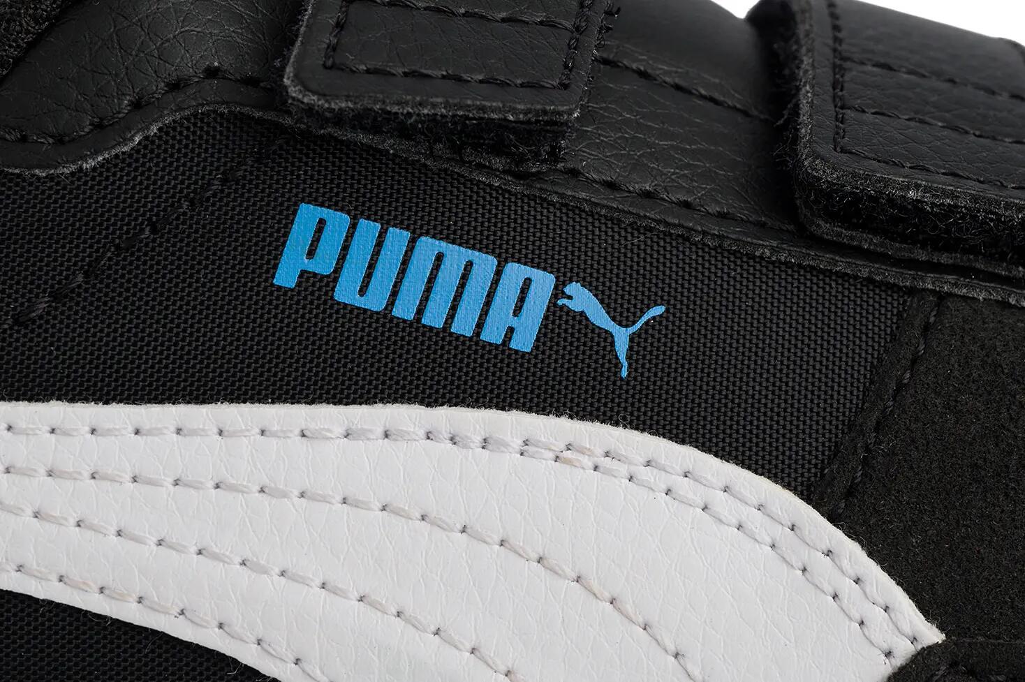 Buty dziecięce sportowe sneakersy na rzep czarne PUMA ST Runner V3 11/11