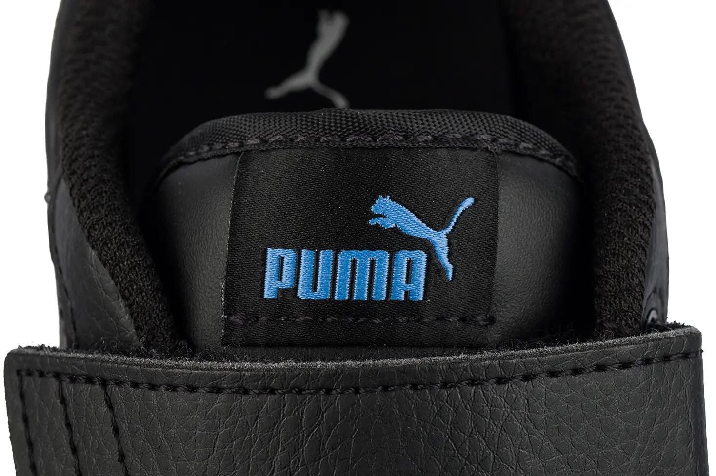 Buty dziecięce sportowe sneakersy na rzep czarne PUMA ST Runner V3 10/11