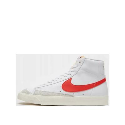 Nike blazer mid ''77 vintage wit/rood habanero/blauw midden