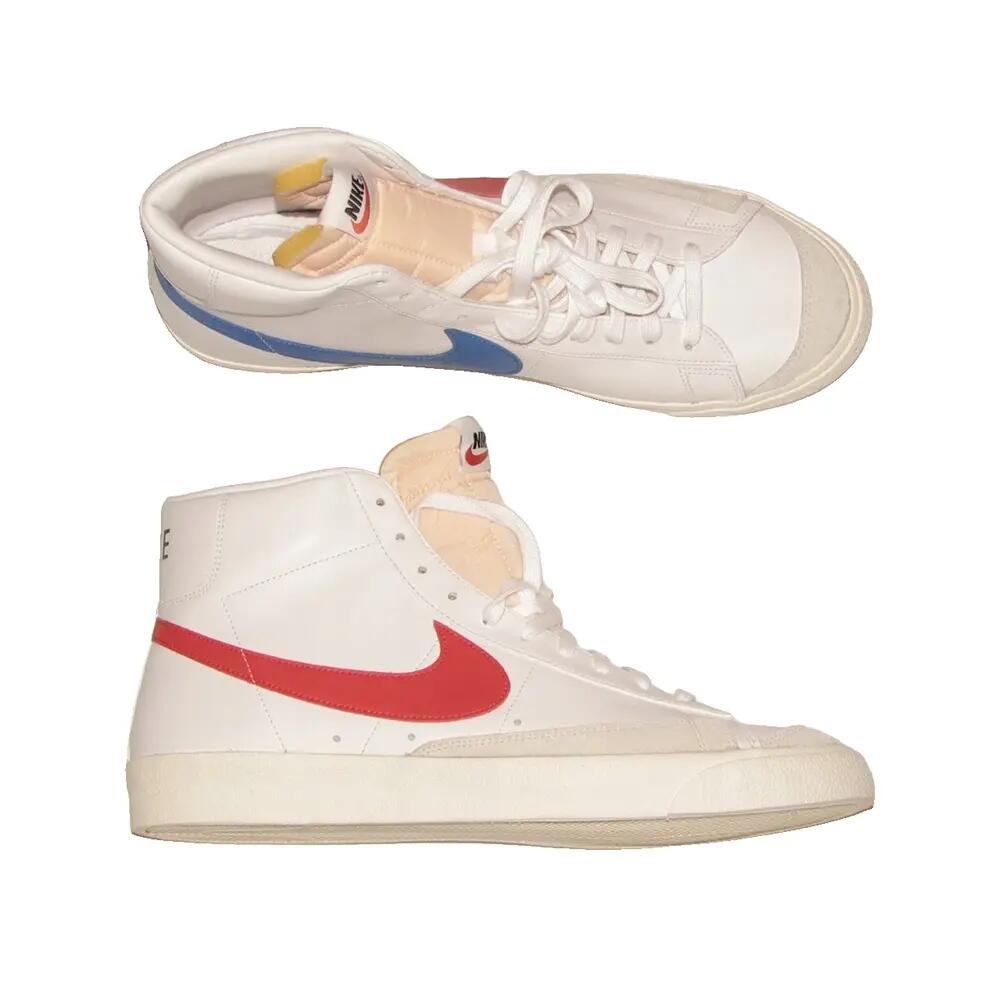 Nike Blazer Mid ''77 Vintage Wit/Rood Habanero/Blauw Midden 6/6