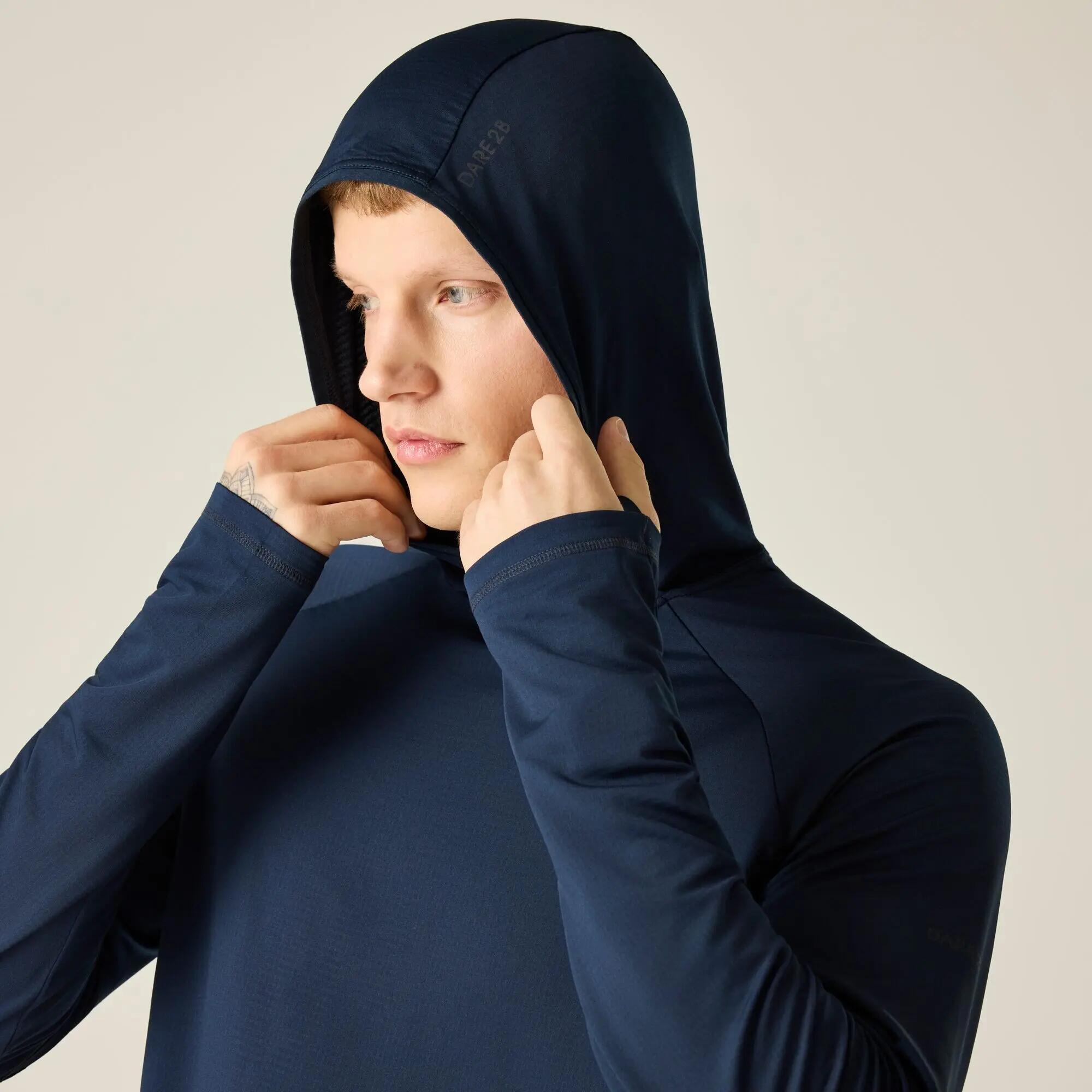 Casaco com capuz Sprint City para homem (Azul Marinho) 7/7