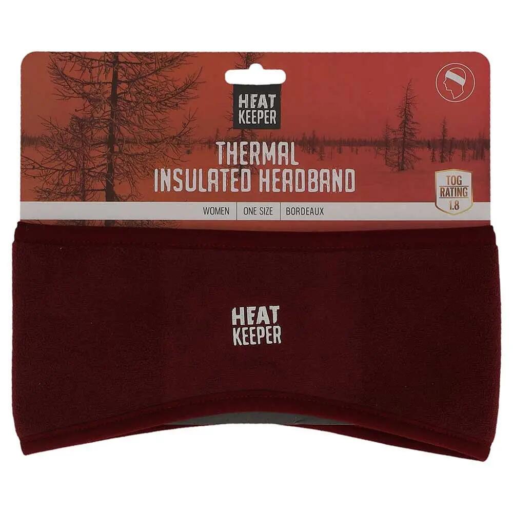 Stirnband Damen Fleece - Bordeaux 4/4