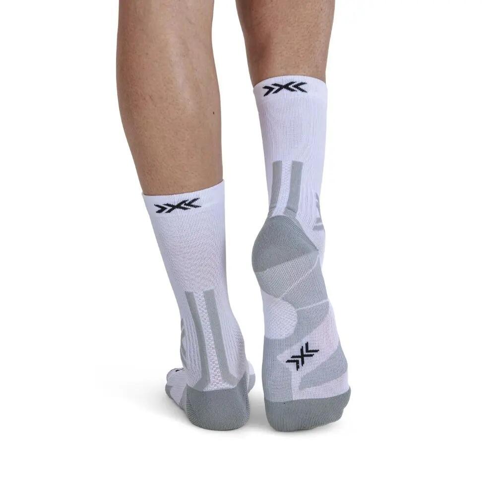 X-Socks Trailrun Discover Crew Socken Weiß/Grau 3/3
