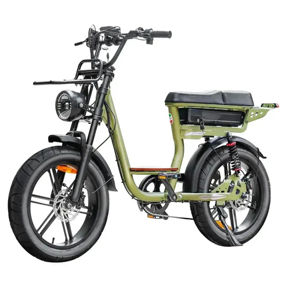 V20 Comfort - Fatbike elettrica - 20 pollici - 250W - 720Wh - Verde 3/4