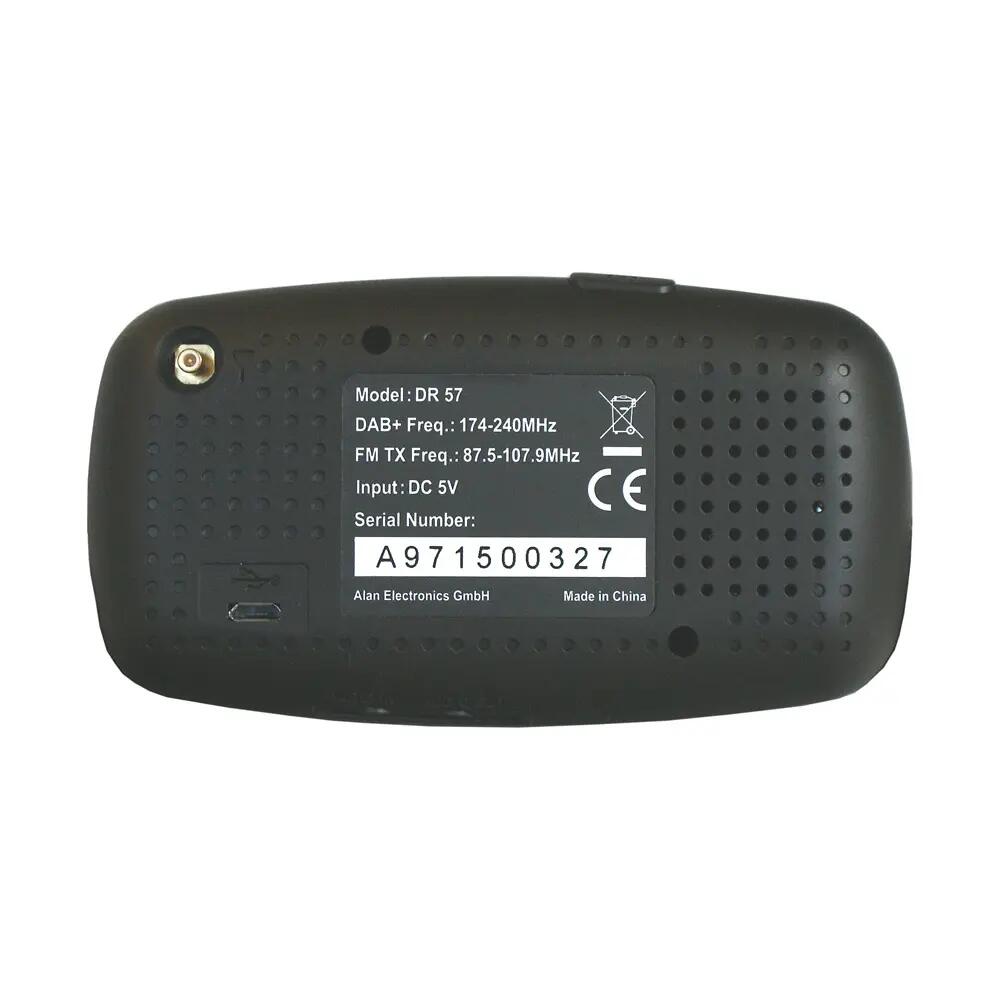 Adaptateur DAB+ voiture camping-car camion 12/24V transmetteur FM Albrecht DR 57 3/5