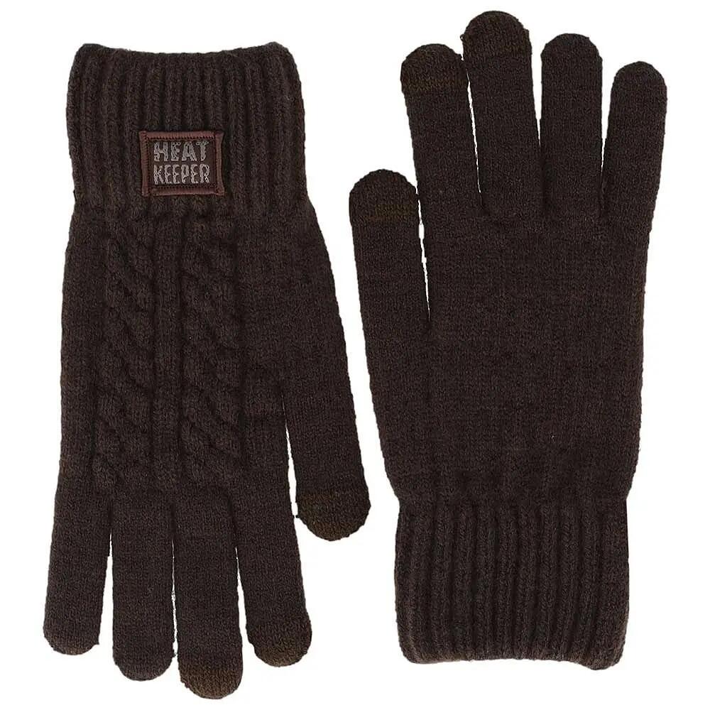 Coffret Cadeau Femme - Bonnet + Tour de Cou + Gants - Marron 5/6