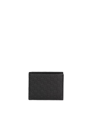 Portefeuille Homme Sergio Tacchini Cuir Véritable Noir Sans Doublure