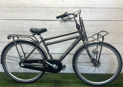 Second life - gereviseerd cortina transport stadsfiets bike, metal/grijs