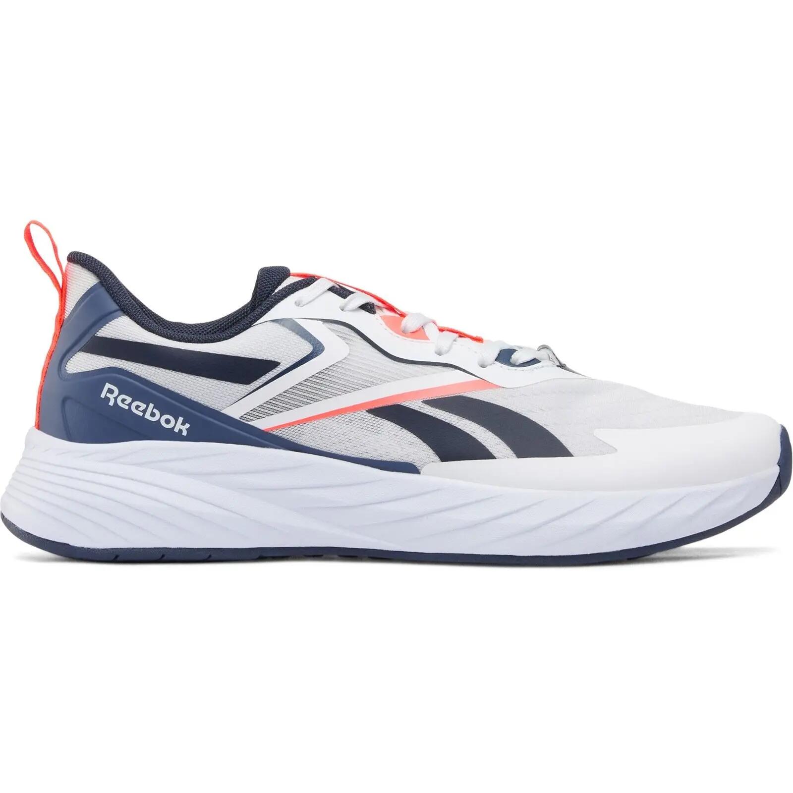 Scarpe da running Reebok modello VERSE "WHITE/LEGACY BLUE/NEON CHERRY per uomini 6/6