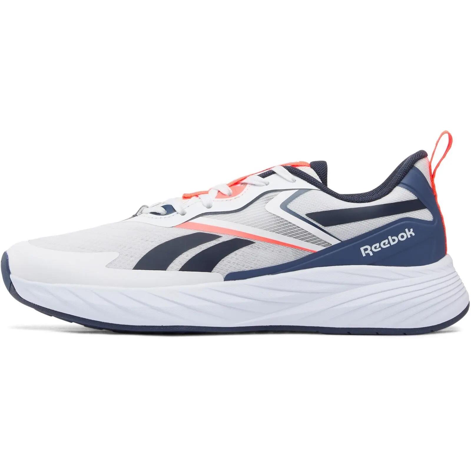 Scarpe da running Reebok modello VERSE "WHITE/LEGACY BLUE/NEON CHERRY per uomini 5/6