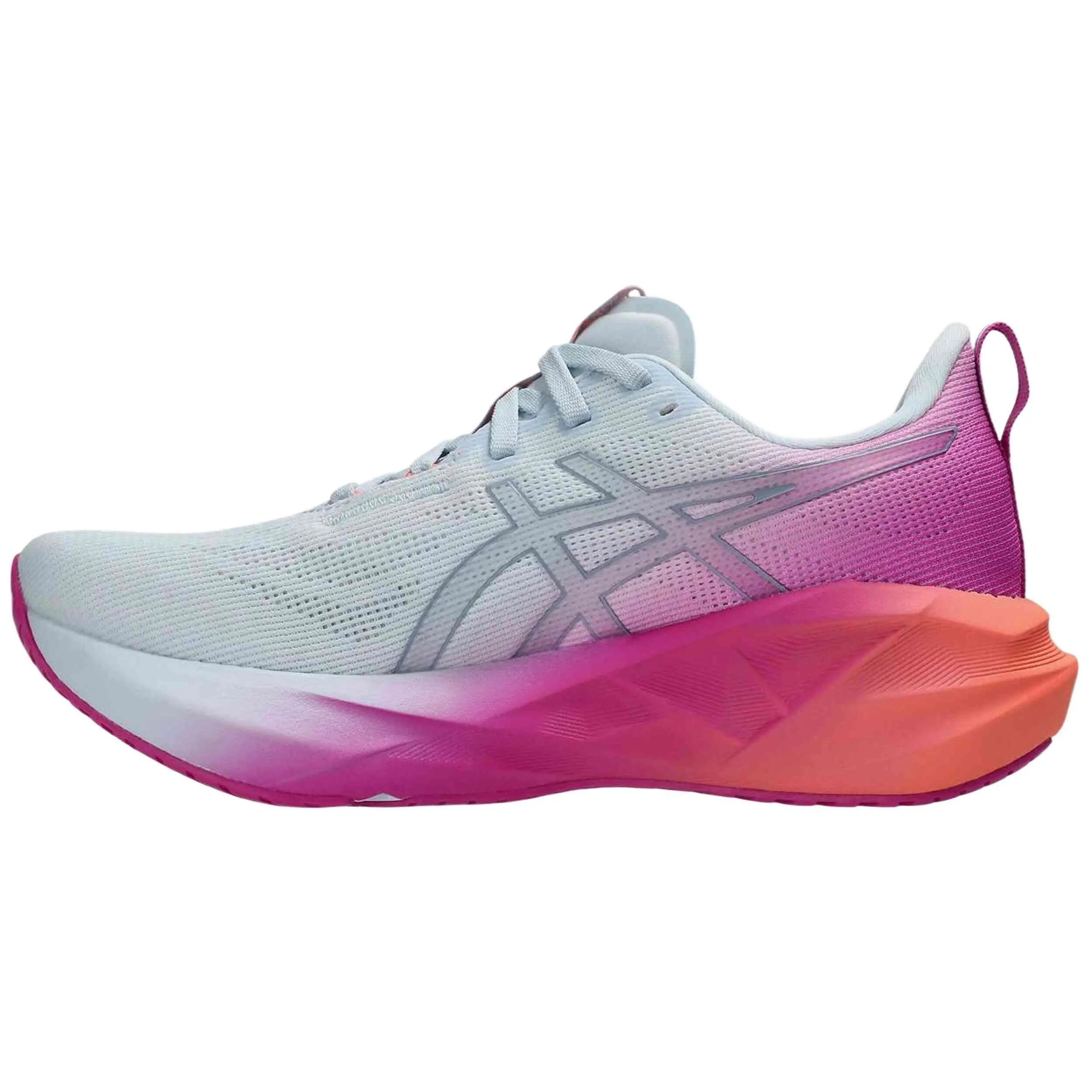 Hardloopschoenen Asics model Novablast 5 Sunny Sizzle "Light Blue/P voor vrouwen 3/5