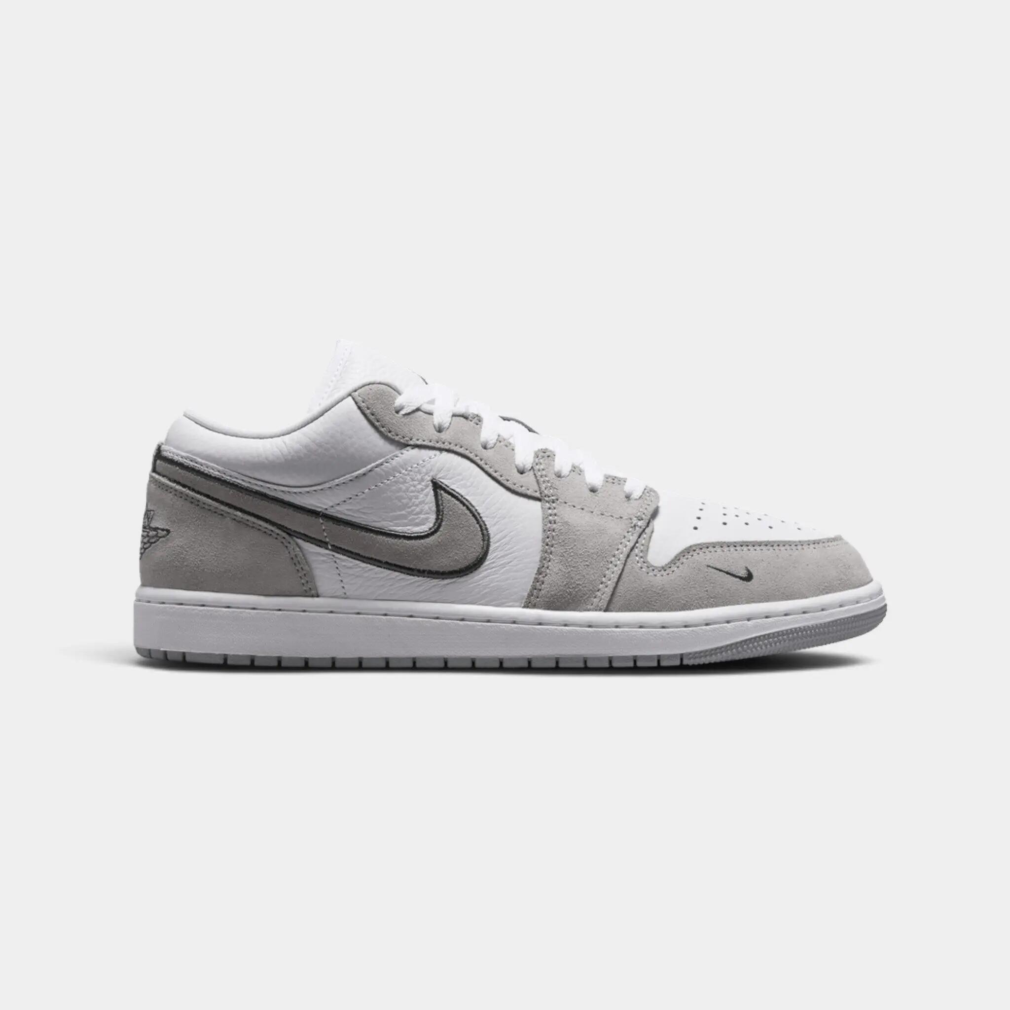 Jordan 1 Low White Iron Grey 1/2