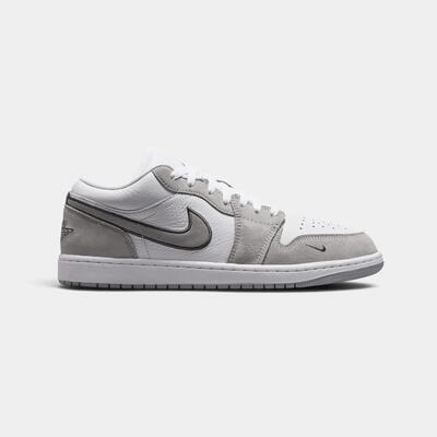 Jordan 1 low white iron grey