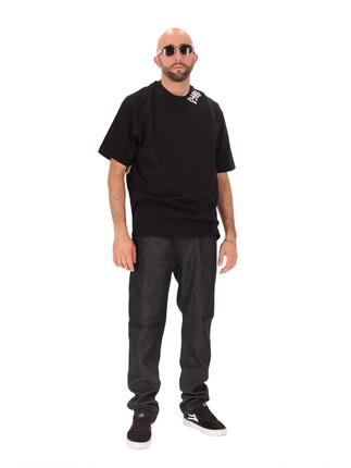 Diesel Herren-Hose schwarz Lyocell Baumwolle Reißverschluss casual