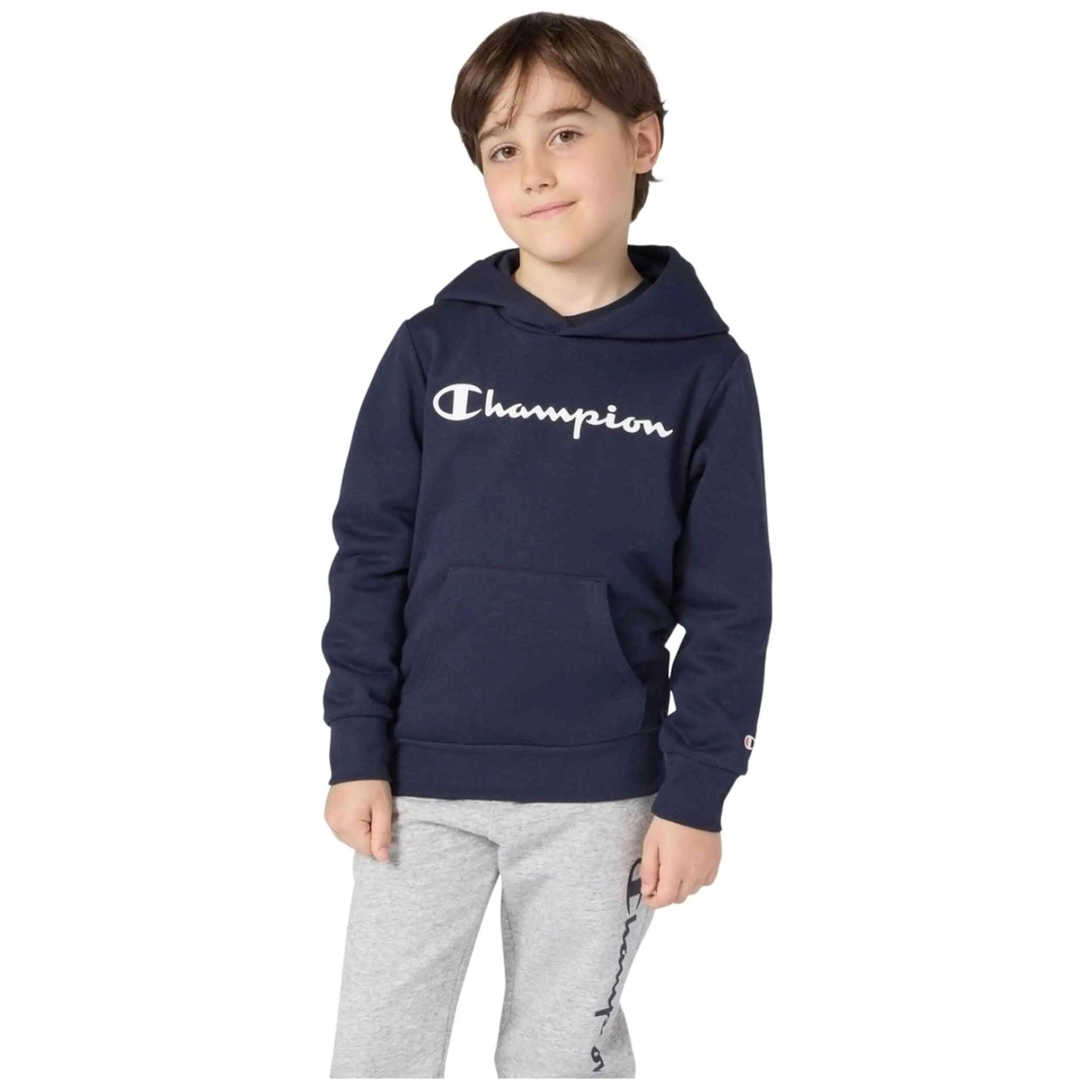 Sudadera con capucha Champion modelo 307352-BS501 para niños unisex 3/5