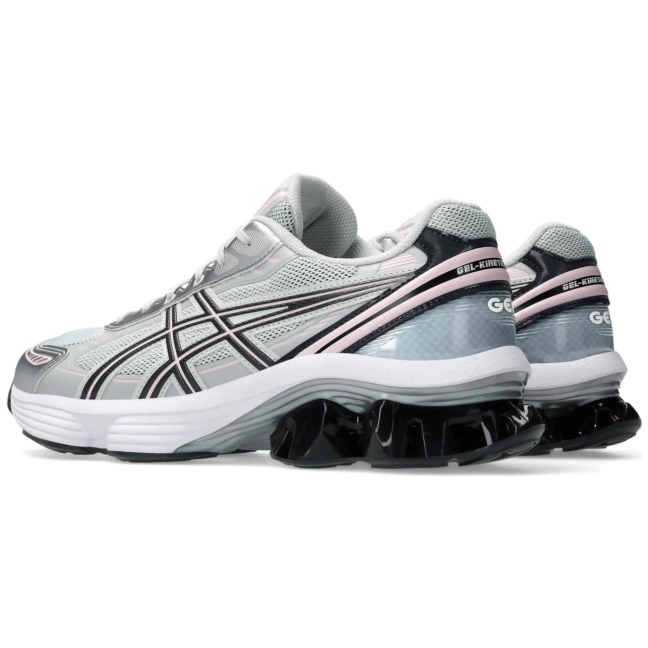 Turnschuhe Asics Modell GEL-KINETIC FLUENT "Silver/Black/Pink" für männer 3/5