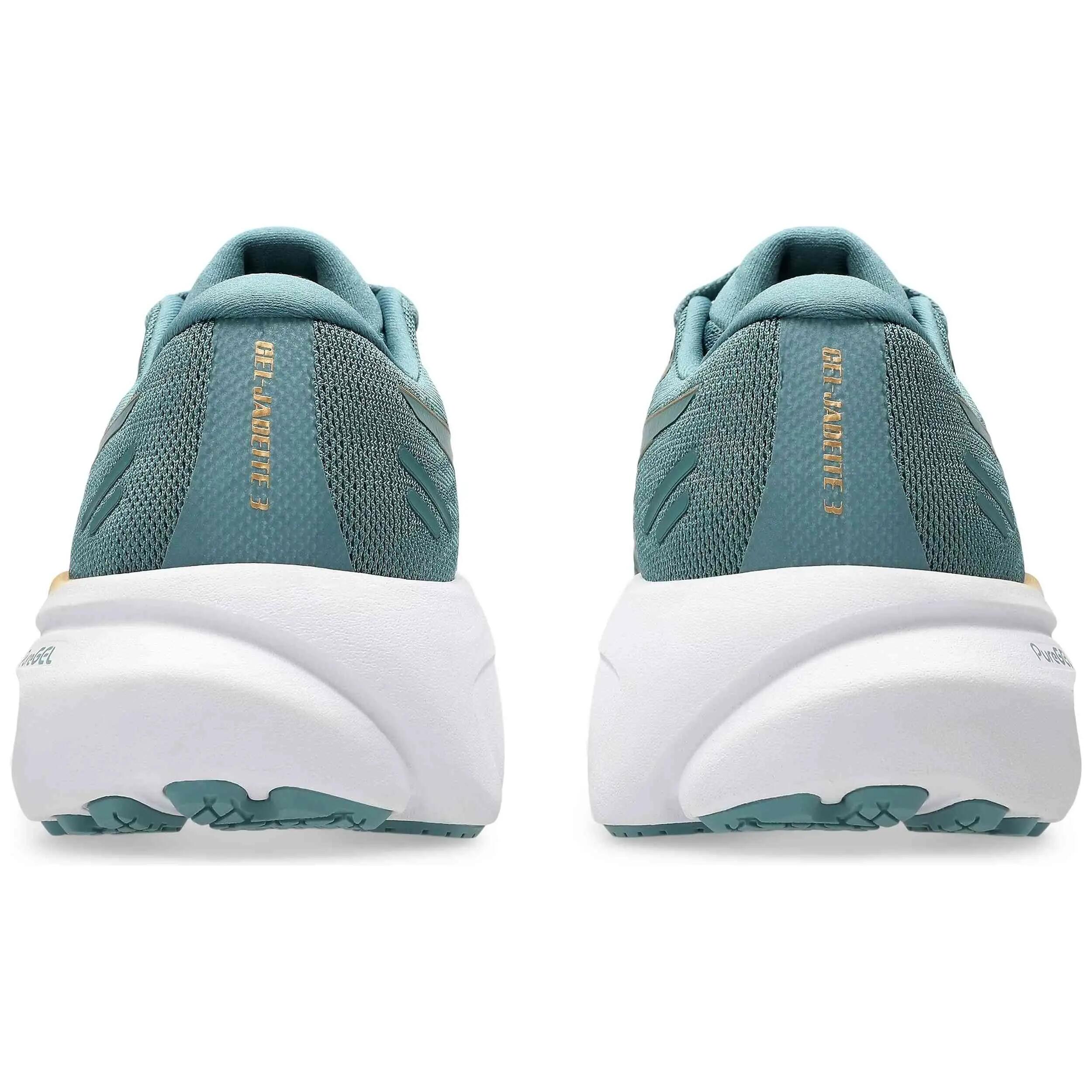 Scarpe da running Asics modello GEL-JADEITE 3 "Foggy Teal / Pure Gold" per donne 5/5