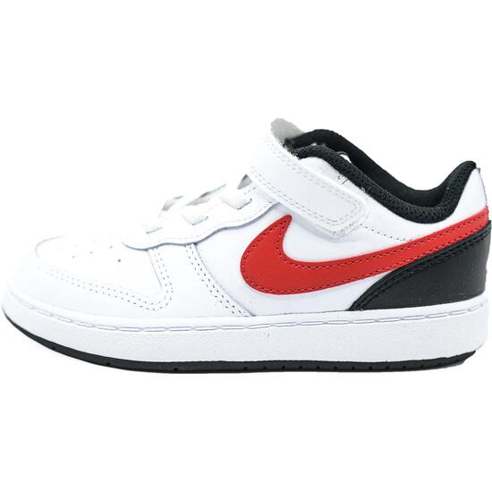 Zapatillas Nike Court Borough Low 2 Blancas/Rojas-Black