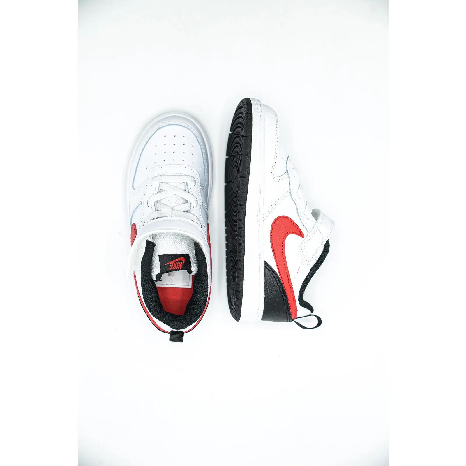 Calçado Nike Court Borough Low 2 TD, Branco, Crianças 2/5
