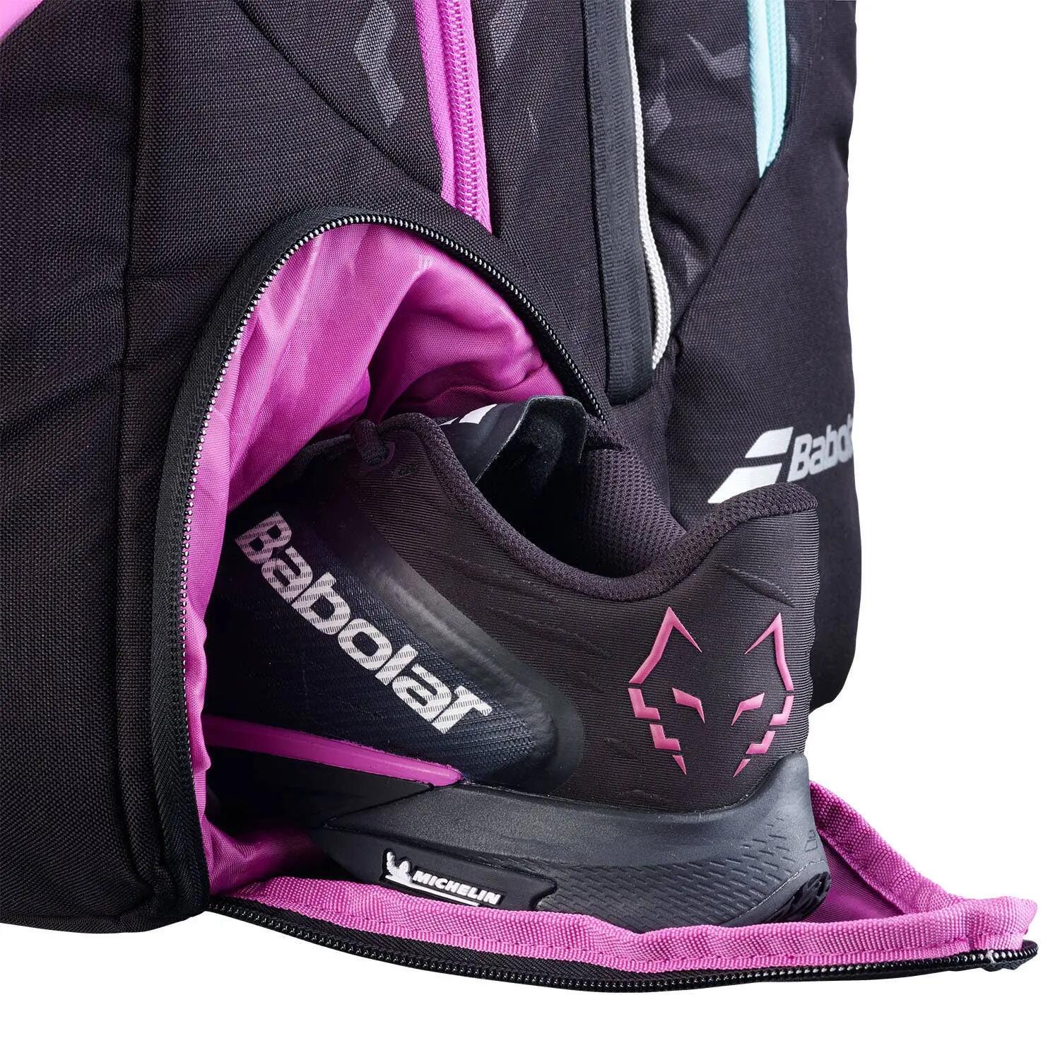 Paletero Babolat Rh Propadel Juan Lebron Negro/lila/verde 6/7