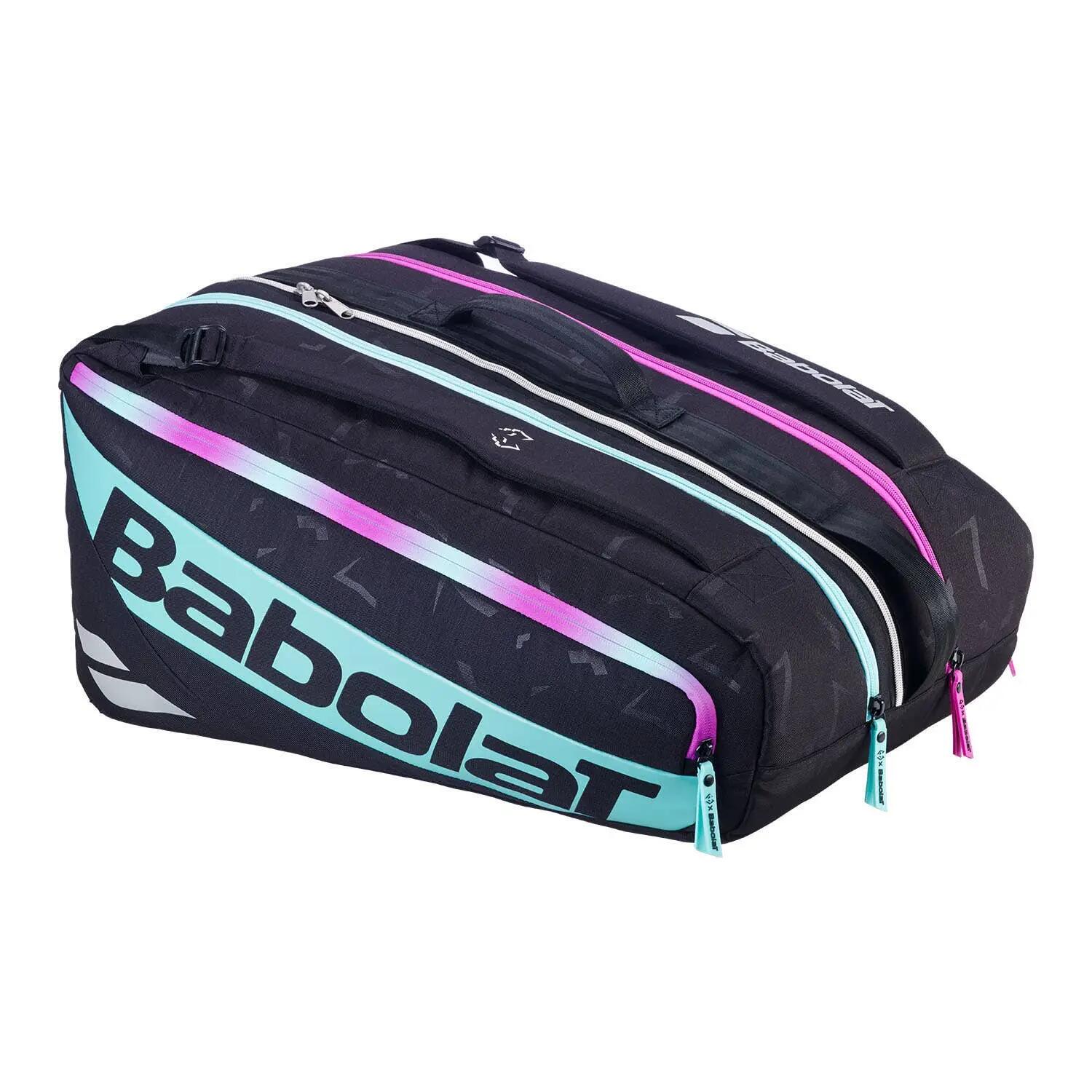 Paletero Babolat Rh Propadel Juan Lebron Negro/lila/verde 2/7
