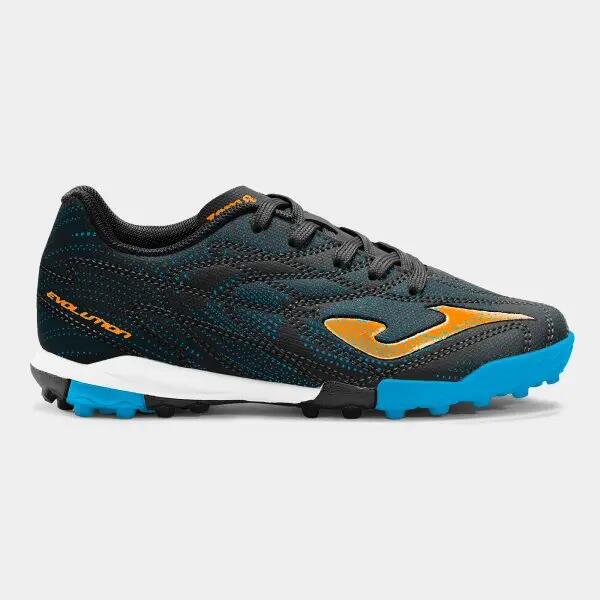 Ghete fotbal copii Joma Evolution negru 37 Teren sintetic