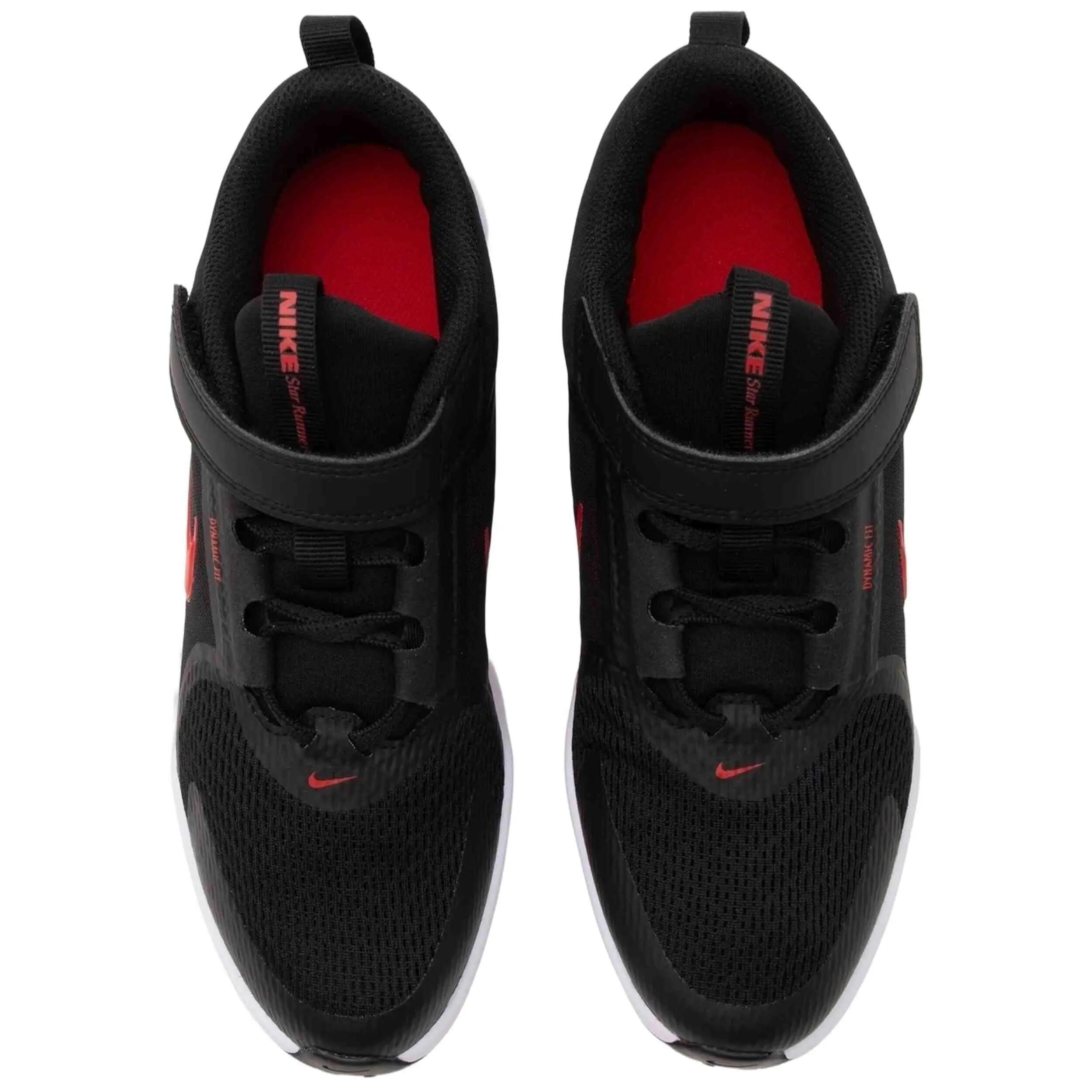 Zapatillas Nike modelo Star Runner 5 "Black/University Red" para niños unisex 4/5