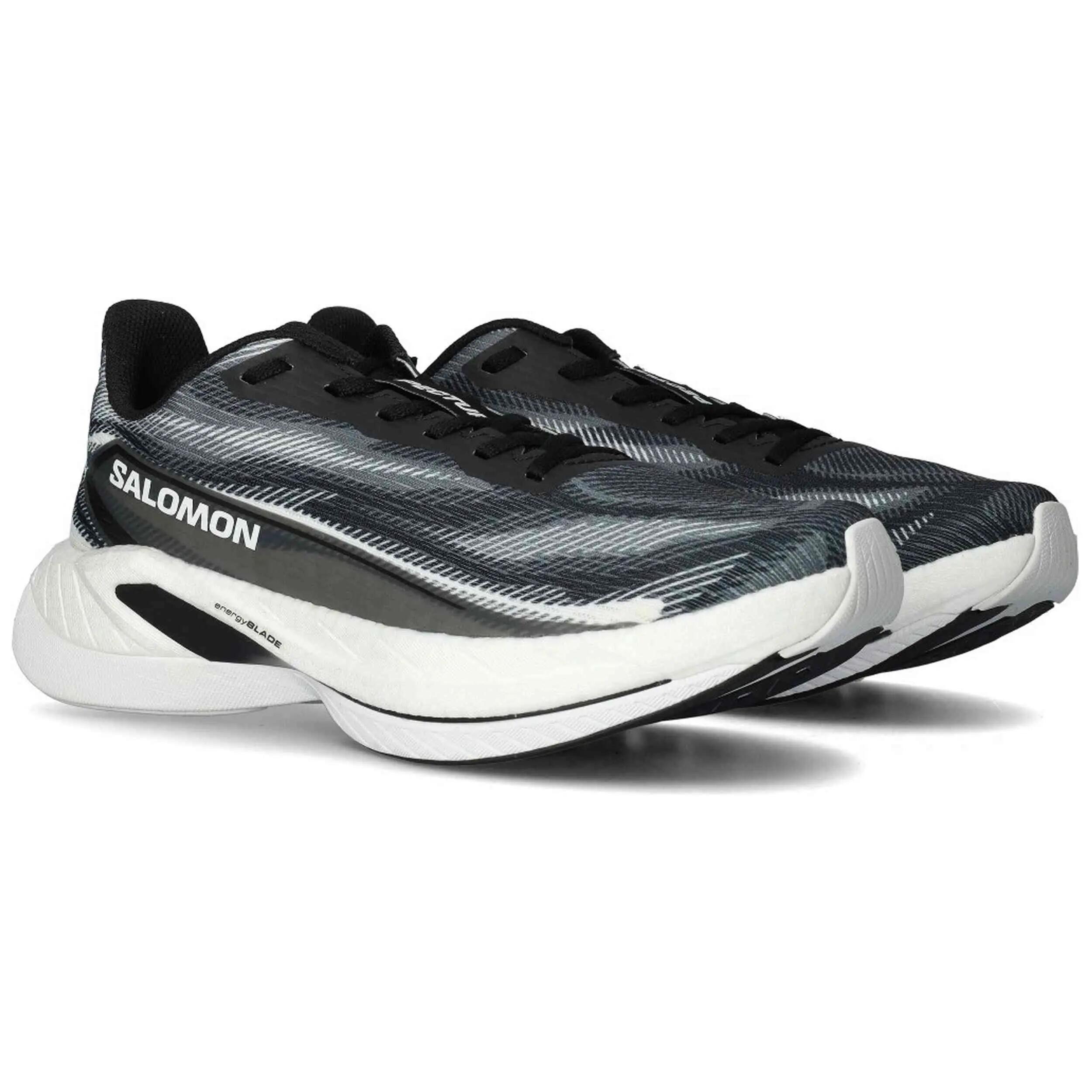 Chaussures de course Salomon modèle SPECTUR 3 "Black / White / Castle pour homme 3/5