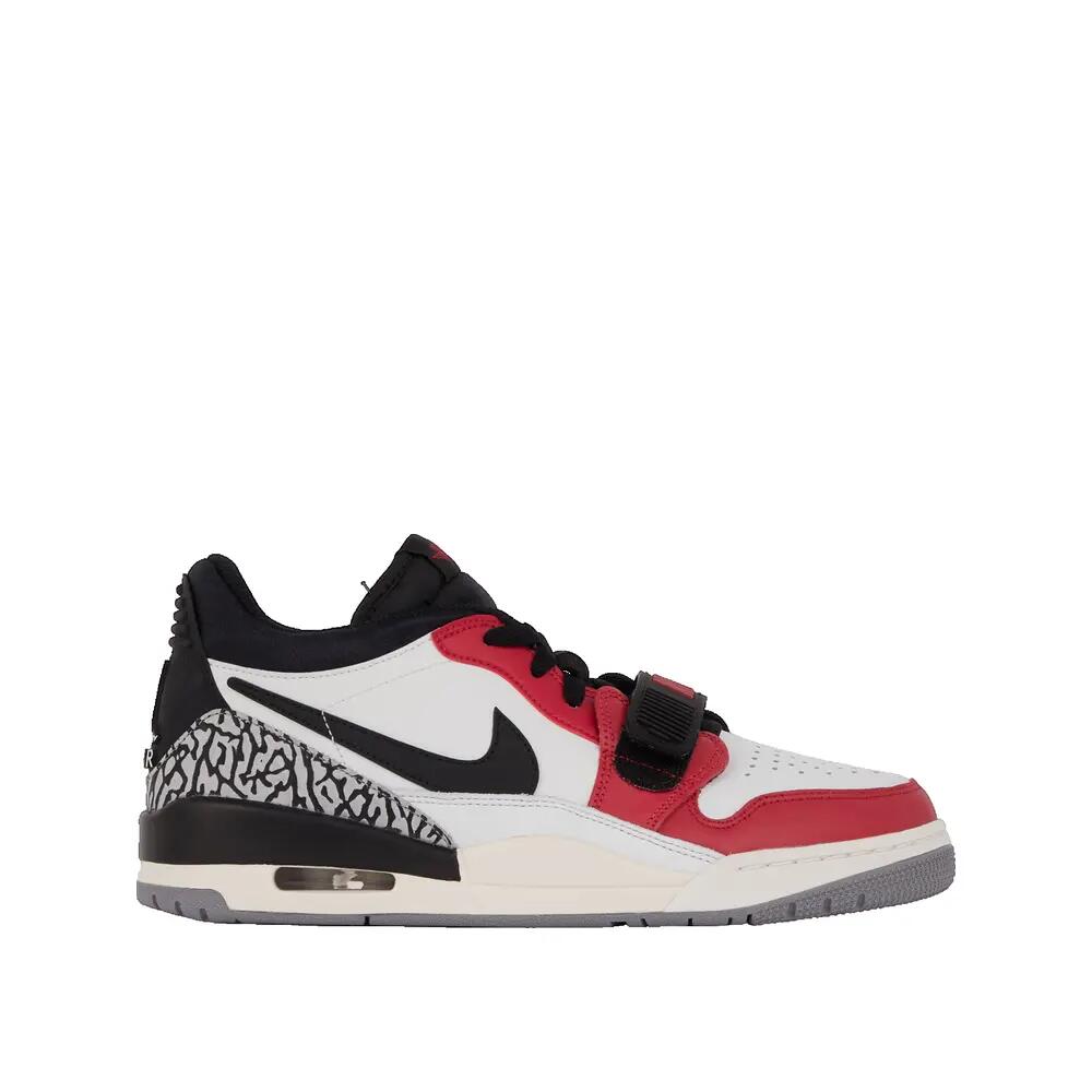 WHITE / BLACK / RED