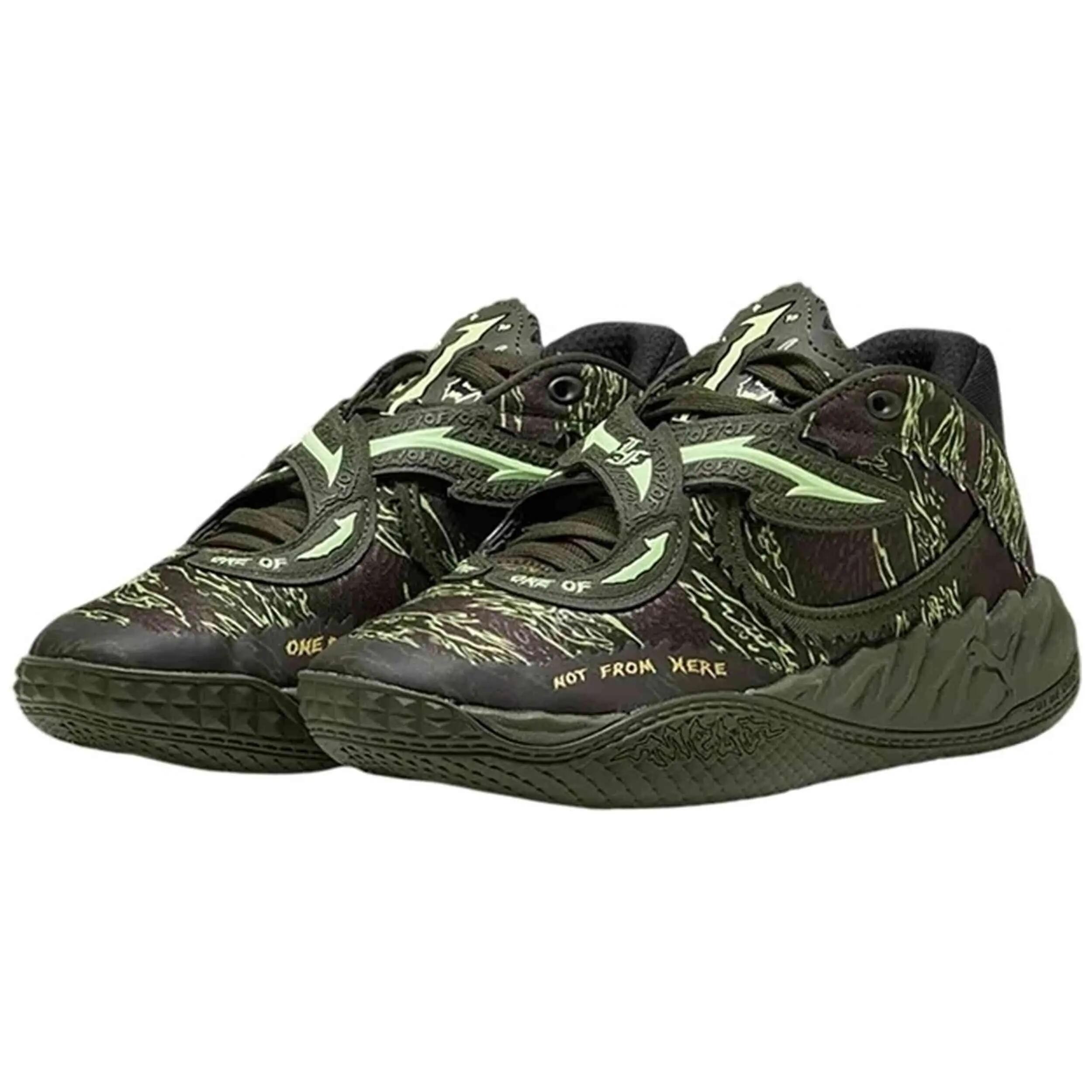 Zapatillas Puma modelo LaMelo Ball MB.05 Jr. "Camo" para mujer 3/5